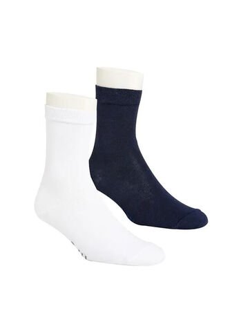 Medias Escolar Para Niños Bubblegummers Blanco Ofreshii Bubblegummers