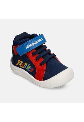 Tenis Bebé Para Niño Bubblegummers Azul-Rojo Spedy