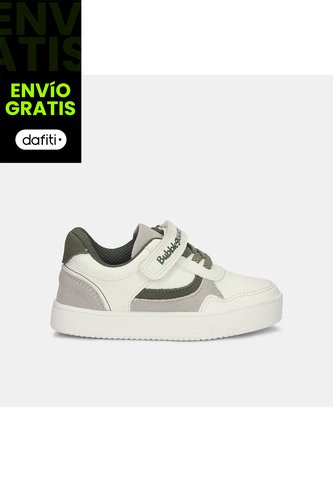 Tenis Para Niño Bubblegummers Multicolor Court Bg First Step Boys 1  + Bubblegummers
