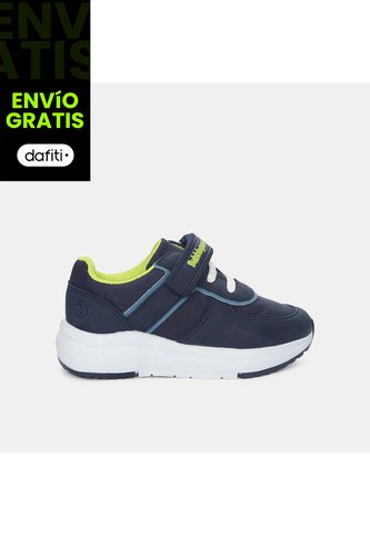 Tenis Para Niño Bubblegummers Azul Albert Jogging Bg First Step Boys 1 + Bubblegummers