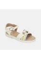 Sandalia Para Niña Bubblegummers Blanco Tais de Bubblegummers