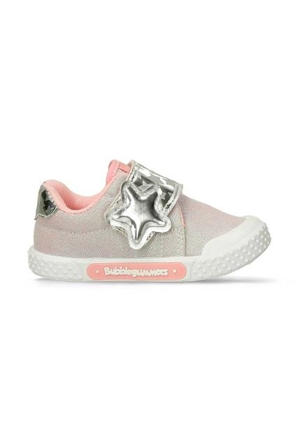 Tenis Casuales Palo De Rosa- Plata Bubblegummers Panny Niña