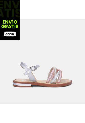Sandalia Para Niña Bubblegummers Multicolor Bubblegummers