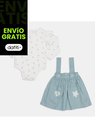 Vestido Para Niña Bubblegummers Multicolor Nidia Bubblegummers