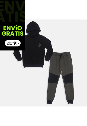 Conjunto Para Niño Bubblegummers Negro Kolizo Bubblegummers