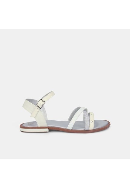 Sandalias Para Niña Bubblegummers Gris Bosny Junior Girls 6 +