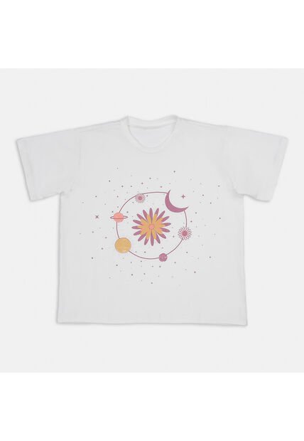 Camiseta Para Niña Bubblegummers Crema Jimena