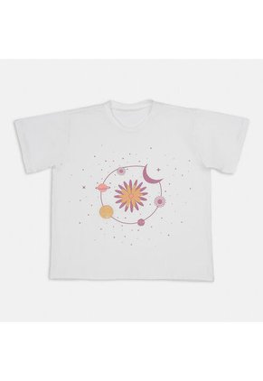 Camiseta Para Niña Bubblegummers Crema Jimena