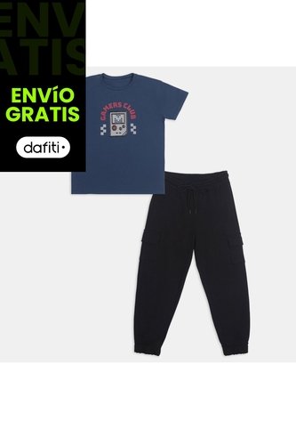 Conjunto Para Niño Bubblegummers Navy Owen Bubblegummers