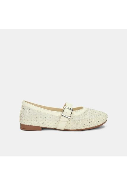 Baletas Junior Para Niña Bubblegummers Beige Tuvony Taliana 30-33