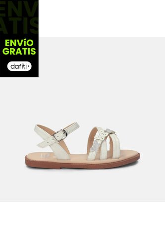 Sandalia Niña Bubblegummers Blanco Taisha Simona Bubblegummers