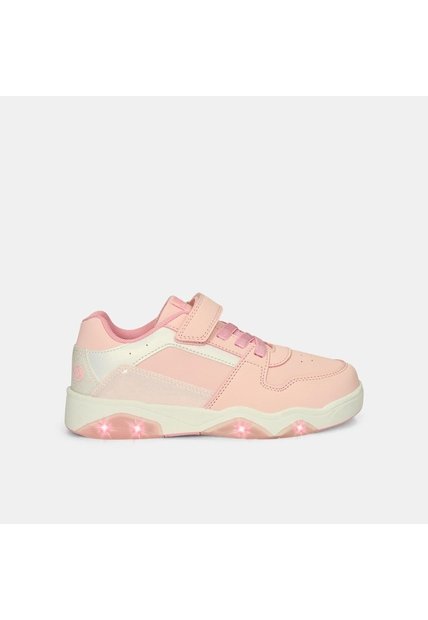 Tenis Con Luces Para Niña Bubblegummers Fucsia Drew