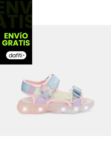 Tenis Con Luces Para Niños Bubblegummers Morado Hungary First Step Girls 1 +