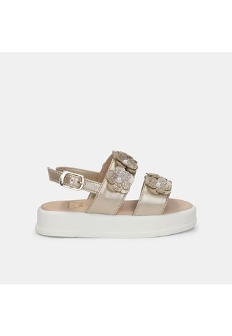 Sandalias Para Niña Bubblegummers Beige Sitney First Step Girls 1 + Bubblegummers