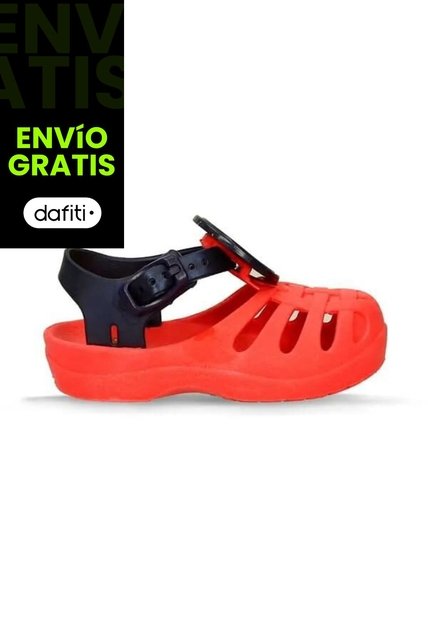Sandalia Para Niña Bubblegummers Rojo-Azul Rodriguez