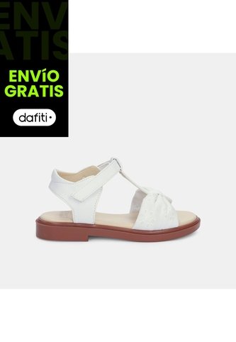 Sandalias Para Niña Bubblegummers Blanco Ginger Prewalker Girls 0 + Bubblegummers