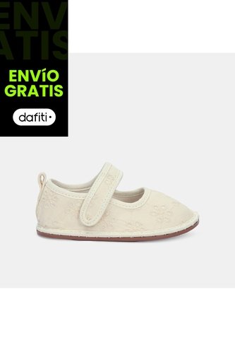 Baleta Para Niña Bubblegummers Beige Helena First Step Girls 1 + Bubblegummers
