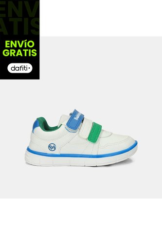 Tenis Para Niño Bubblegummers Blanco Trazo Bubblegummers