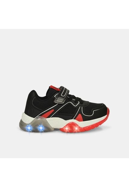 Tenis Con Luces Para Niño Bubblegummers Multicolor Ulrich Alpha Light