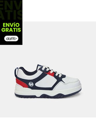 Tenis Infantil Para Niño Bubblegummers Blanco Sumir Bubblegummers