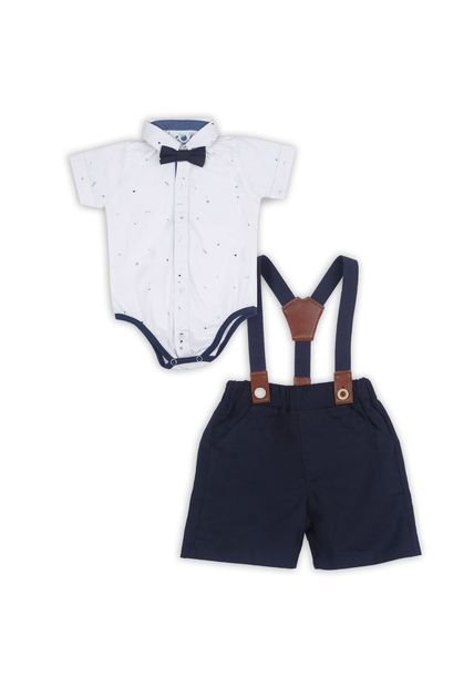 Conjunto Azul-Blanco Bubblegummers Ikan Niño