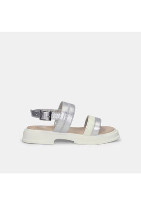 Sandalias Para Niña Bubblegummers Gris Leidy Junior Girls 6 +