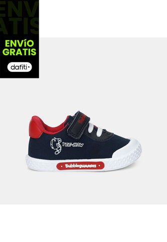 Tenis Bebé Para Niño Licenses Disney Azul Titál L 15-21 Bubblegummers