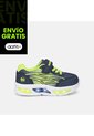 Tenis Con Luces Para Niño Bubblegummers Negro Demian First Step Boys 1 + de Bubblegummers