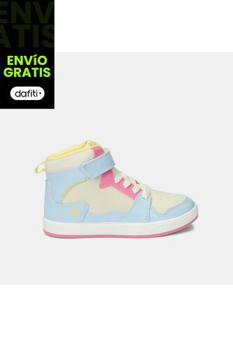 Bota Infantil Para Niña Bubblegummers Multicolor Titi 26-29 Bubblegummers
