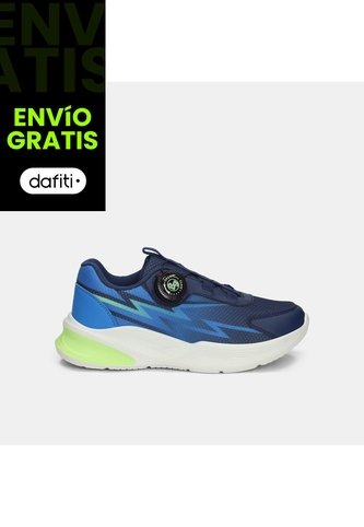 Tenis Para Niño Bubblegummers Negro Dynamic Walking Boys 3 + Bubblegummers