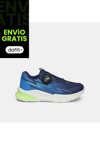 Tenis Para Niño Bubblegummers Negro Dynamic Walking Boys 3 +