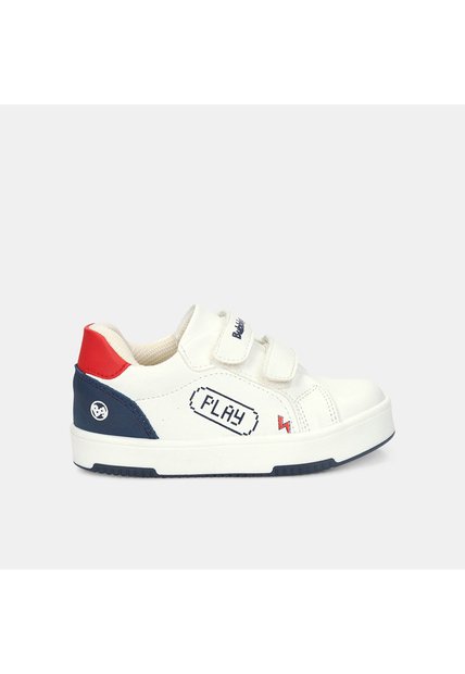 Tenis Para Niño Bubblegummers Blanco Terra Court Bg