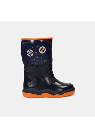 Bota De Lluvia Para Niño Bubblegummers Navy Ulises Bubblegummers