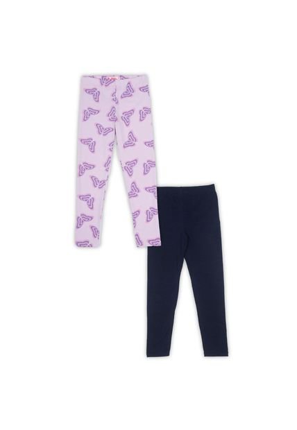 Pack X 2 Leggins Azul-Lila Bubblegummers Irma X 2 Niña