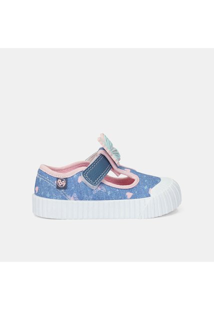 Baletas Bebé Para Niña Bubblegummers Azul Tutis 15-21