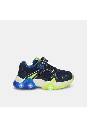 Tenis Con Luces Para Niño Bubblegummers Petróleo Ulrich Alpha Light