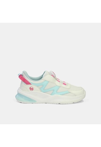 Tenis Junior Para Niña Bubblegummers Blanco Tarian Dynamic 30-33