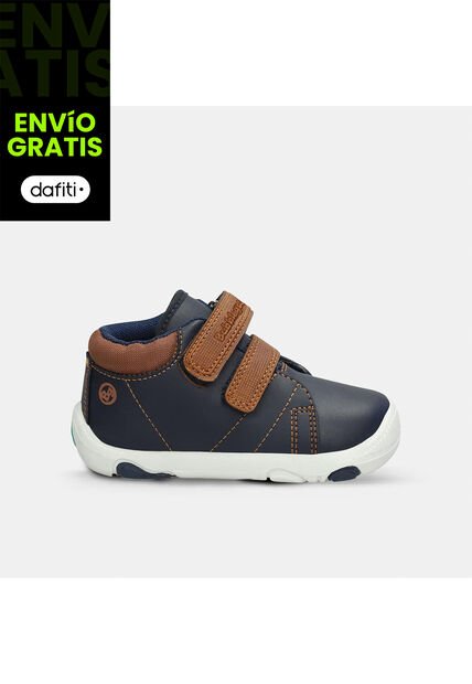 Tenis Bebé Para Niño Bubblegummers Azul-Miel Sereno