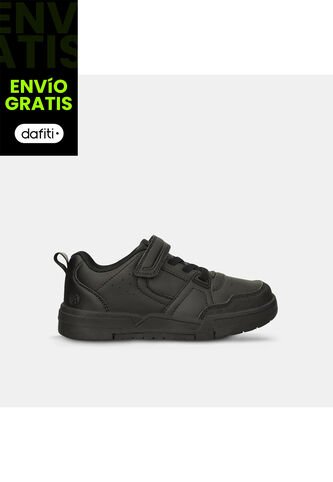 Tenis Escolares Para Niños Bubblegummers Negro Nelson Bubblegummers