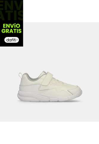 Tenis Escolares Para Niños Bubblegummers Blanco Nazario Bubblegummers