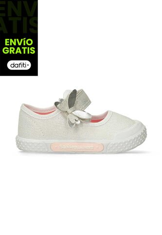 Tenis Bebé Para Niña Bubblegummers Champaña- Quilla Bubblegummers