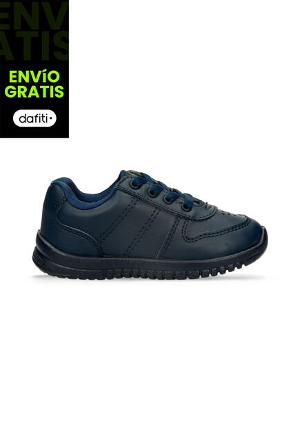 Tenis Escolares Infantil Para Niños Bubblegummers Azul Kapitan