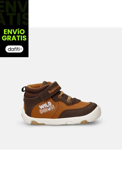 Tenis Bebé Para Niño Bubblegummers Miel-Café Sammer