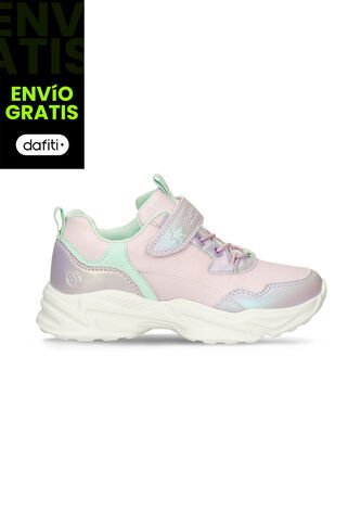 Tenis Infantil Para Niña Bubblegummers Lila Stella Bubblegummers