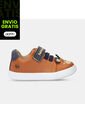 Tenis Bebé Para Niño Bubblegummers Camel-Azul Silvito de Bubblegummers