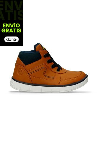 Botas Infantil  Para Niño Bubblegummers Camel-Azul Querido Bubblegummers