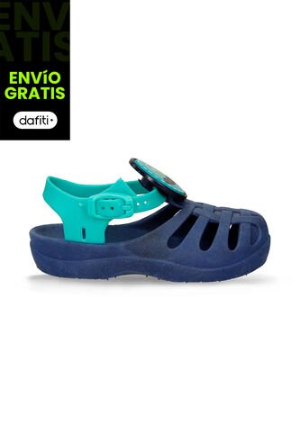 Sandalias Bebé Para Niño Bubblegummers Azul-Verde Rodriguez Bubblegummers