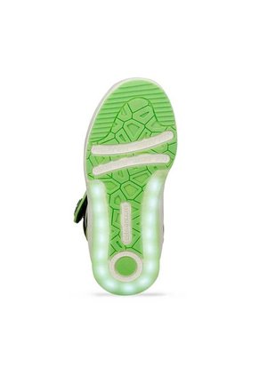 Tenis Casuales Gris-Negro Bubblegummers Perses Niño