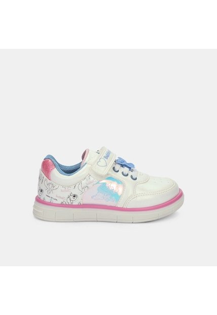 Tenis Para Niña Bubblegummers Blanco Arel Rap First Step Girls 1 +