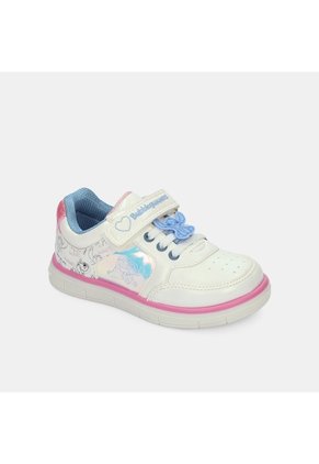 Tenis Para Niña Bubblegummers Blanco Arel Rap First Step Girls 1 +